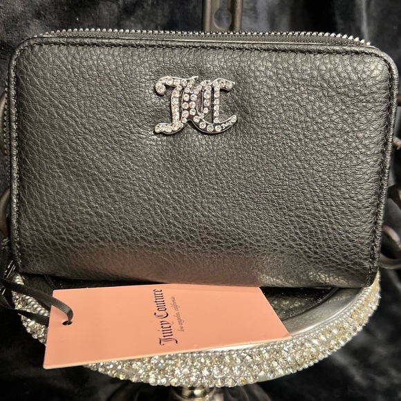 🖤🖤NWT-JUICY COUTURE LIQUORICE “NO RULES EVERYTHING” MULTI COMPARTMENT BIFOLD🖤🖤 - Picture 4 of 16